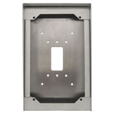 Aiphone Surface Mount Box, Stainless Steel (Phones and Intercoms Communications)