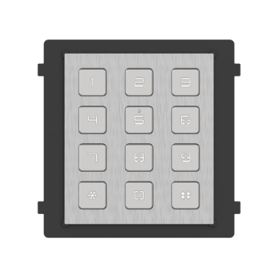 Hikvision 2nd Gen Intercom Keypad Module, IP65, 12VDC (Phones and Intercoms Communications)