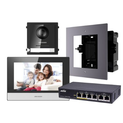 Hikvision 2nd Gen IP Intercom Kit (Phones and Intercoms Communications)