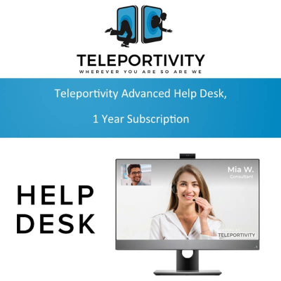 Teleportivity Advanced Help Desk, 1 Year Subscription (Phones and Intercoms Communications)