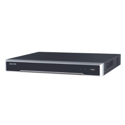 Hikvision 4ch PoE NVR, 40Mbps, H.265, 4 PnP Ports, VGA/HDMI, 1 HDD Bay (Server Networking)