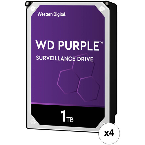 Western Digital WD Purple 1TB 64MB Surveillance HDD (Hard Drives Accessories)