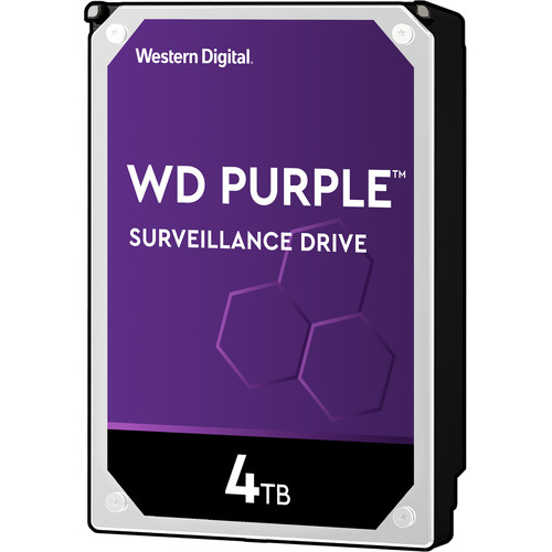 Western Digital WD Purple 4TB 64MB Surveillance HDD (Hard Drives Accessories)
