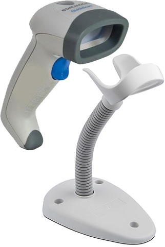 QD-2100 White Side View with Stand
