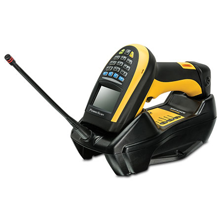P9100 on a cradle with antena