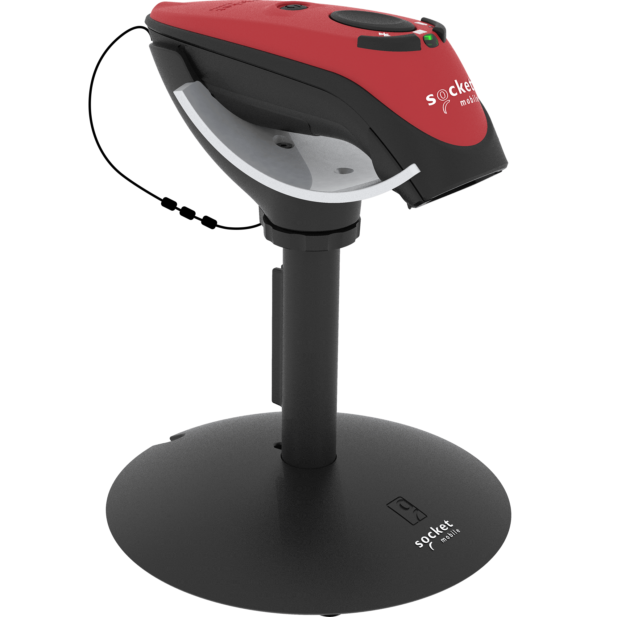 d7xx with charging-stand-red