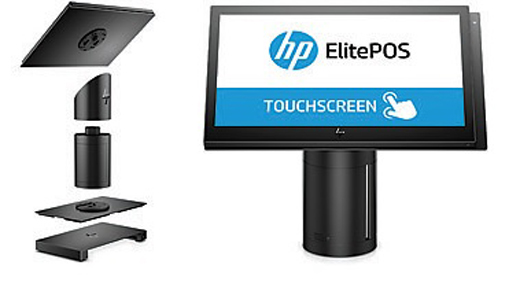 HP Engage Go with bracket shown